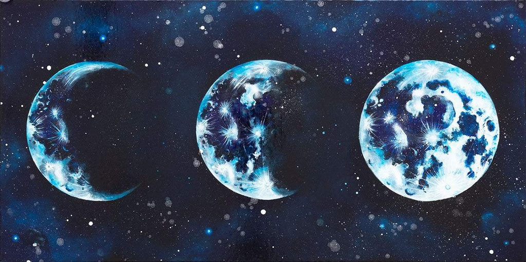 The Lunar Eclipse - Original by artist Becky Smith - Wyecliffe Galleries