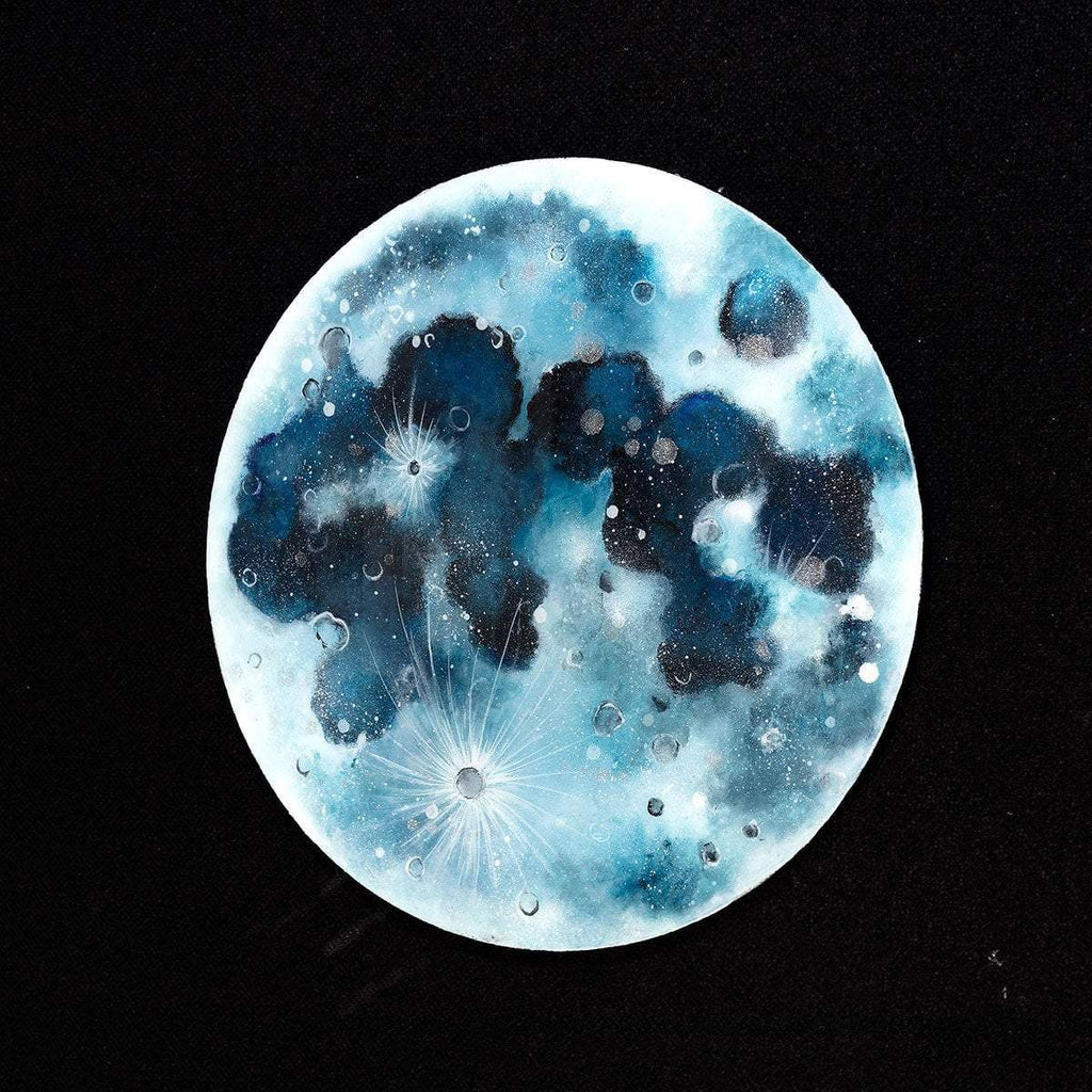 The Lunar Phase Set - Original - SOLD by artist Becky Smith - Wyecliffe Galleries