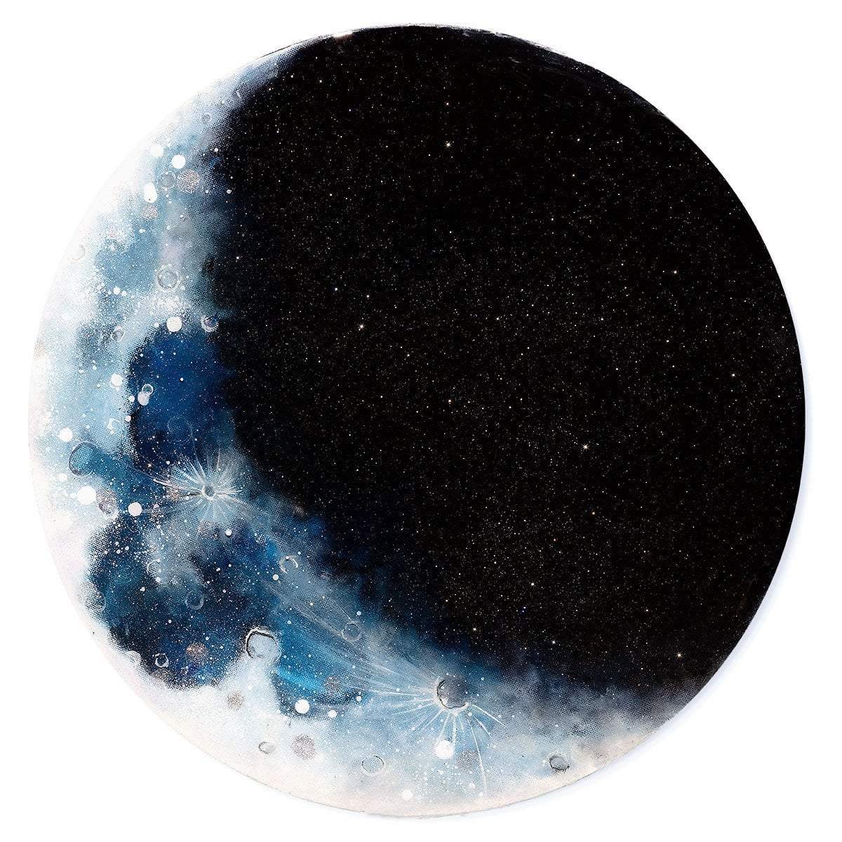 The Lunar Phase Set - Original - SOLD by artist Becky Smith - Wyecliffe Galleries