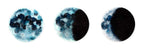 The Lunar Phase Set - Original - SOLD by artist Becky Smith - Wyecliffe Galleries