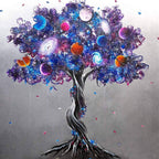 The Multiverse - Original - SOLD by artist Becky Smith - Wyecliffe Galleries