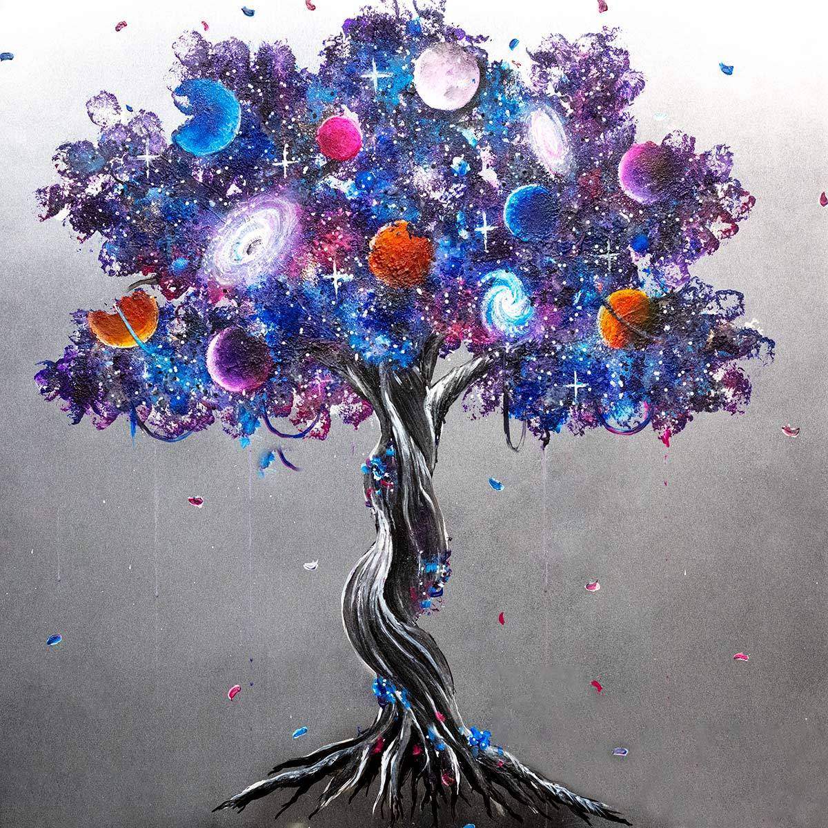 The Multiverse - Original - SOLD by artist Becky Smith - Wyecliffe Galleries