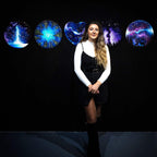 The Night Sky - Original - SOLD by artist Becky Smith - Wyecliffe Galleries