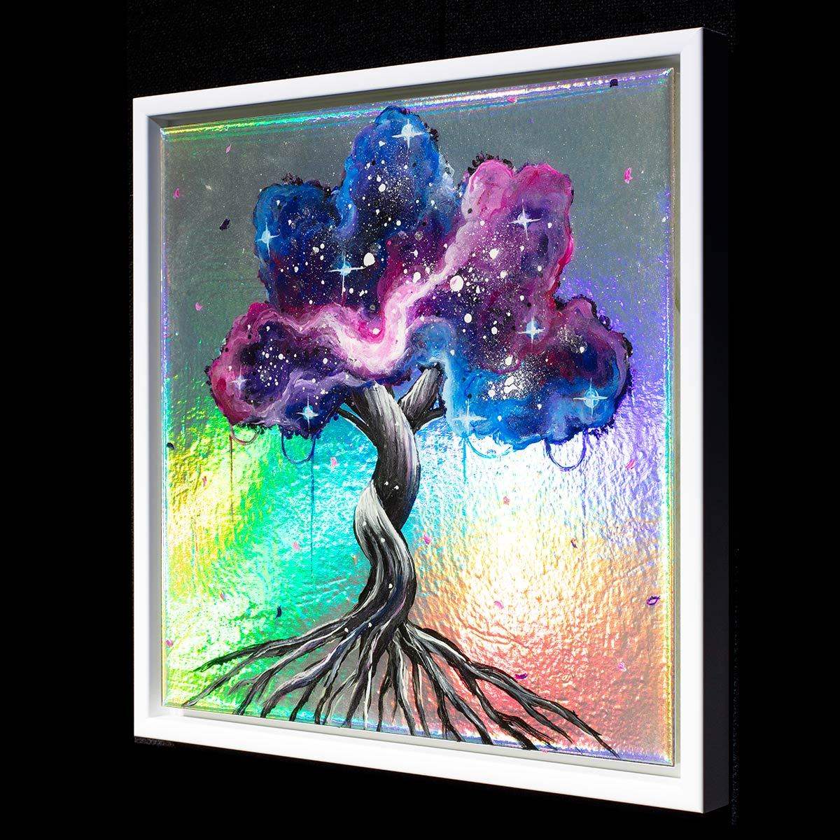 The Shimmers of Space - Original - SOLD by artist Becky Smith - Wyecliffe Galleries