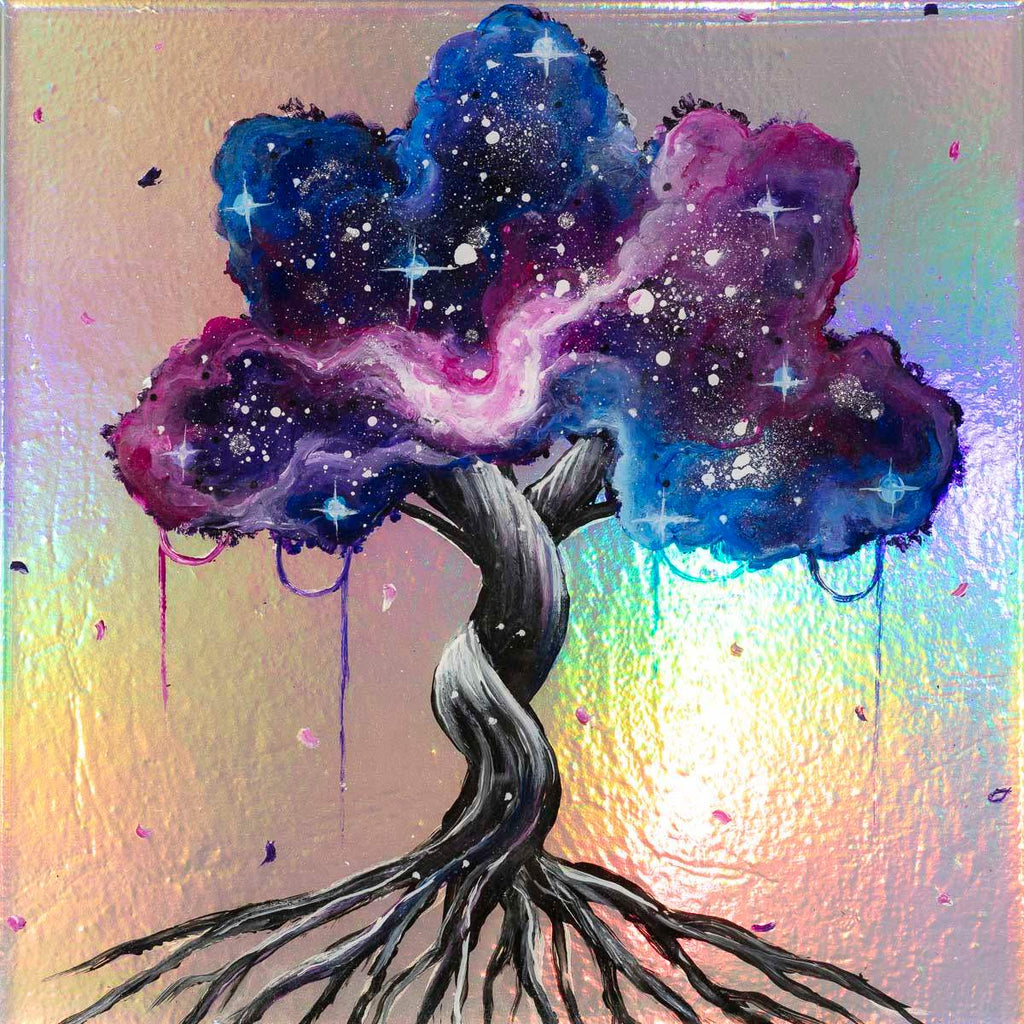 The Shimmers of Space - Original - SOLD by artist Becky Smith - Wyecliffe Galleries