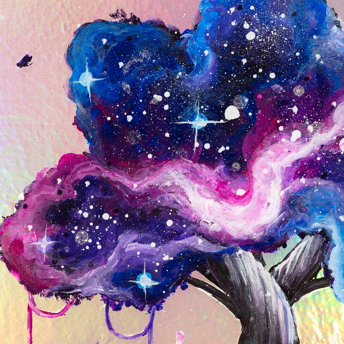 The Shimmers of Space - Original - SOLD by artist Becky Smith - Wyecliffe Galleries