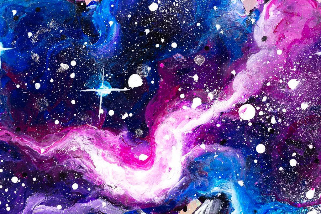 The Shimmers of Space - Original - SOLD by artist Becky Smith - Wyecliffe Galleries