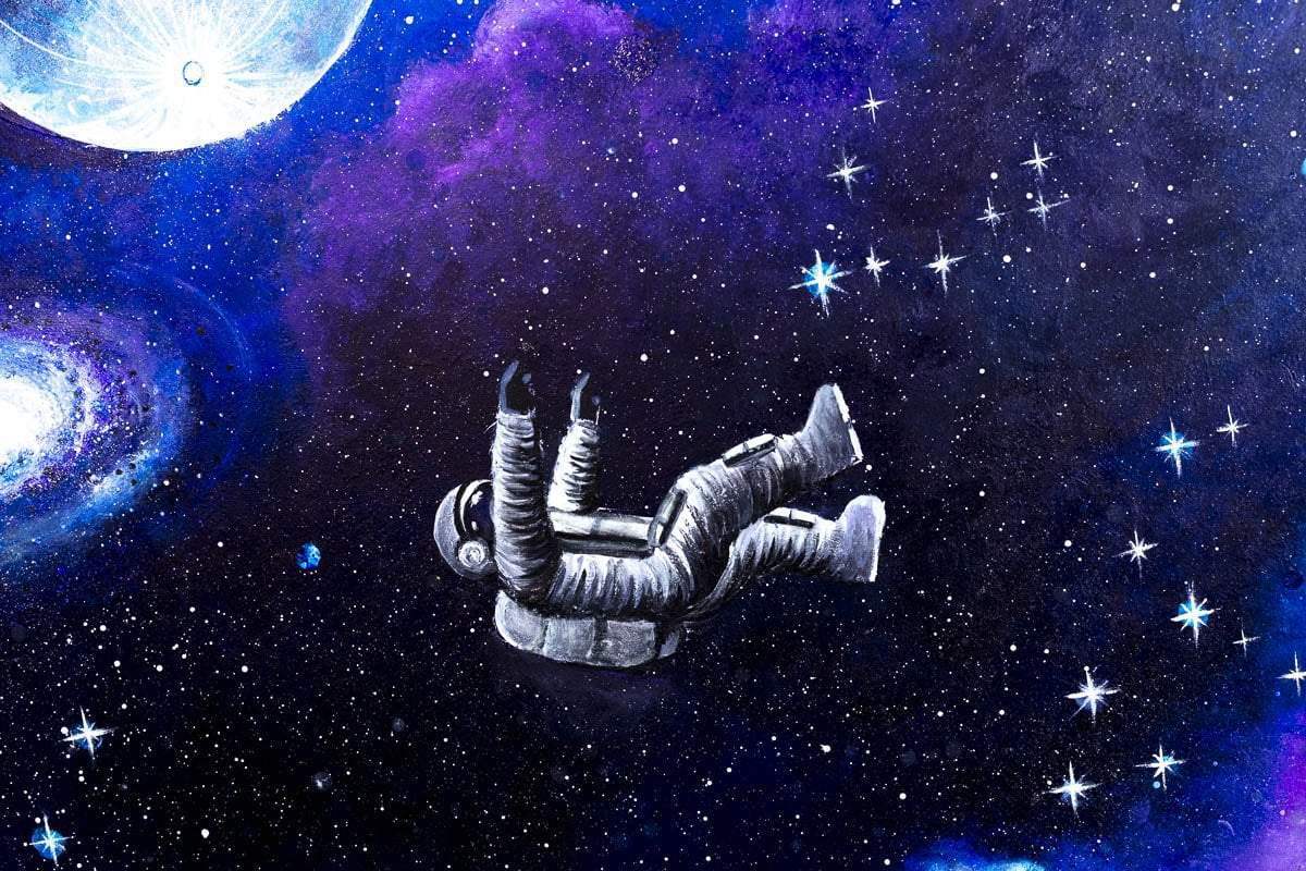 The Stars Align - Original - SOLD by artist Becky Smith - Wyecliffe Galleries