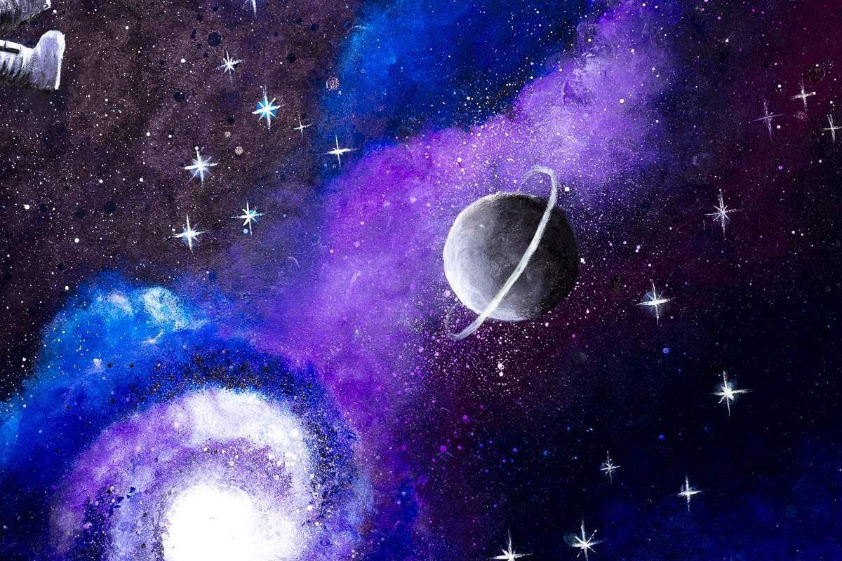 The Stars Align - Original - SOLD by artist Becky Smith - Wyecliffe Galleries