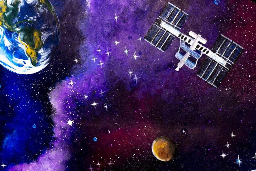 The Stars Align - Original - SOLD by artist Becky Smith - Wyecliffe Galleries