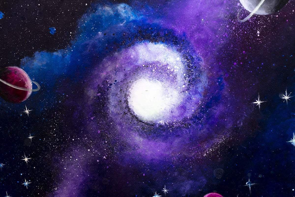 The Stars Align - Original - SOLD by artist Becky Smith - Wyecliffe Galleries