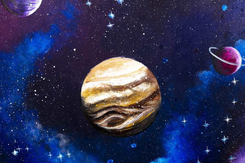 The Stars Align - Original - SOLD by artist Becky Smith - Wyecliffe Galleries