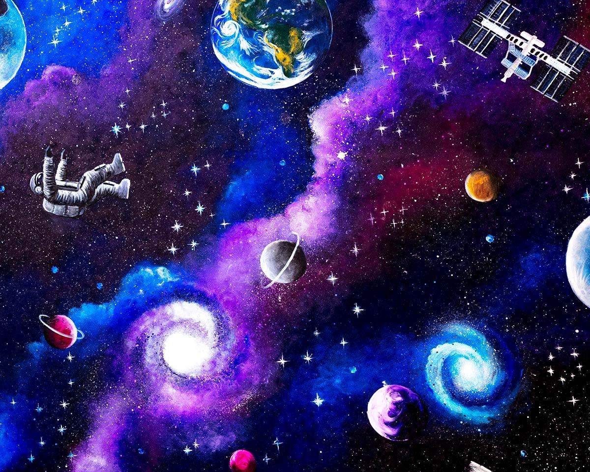 The Stars Align - Original - SOLD by artist Becky Smith - Wyecliffe Galleries