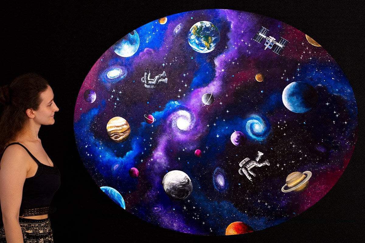 The Stars Align - Original - SOLD by artist Becky Smith - Wyecliffe Galleries