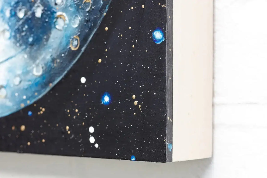 The Surface of the Moon - Original - SOLD by artist Becky Smith - Wyecliffe Galleries