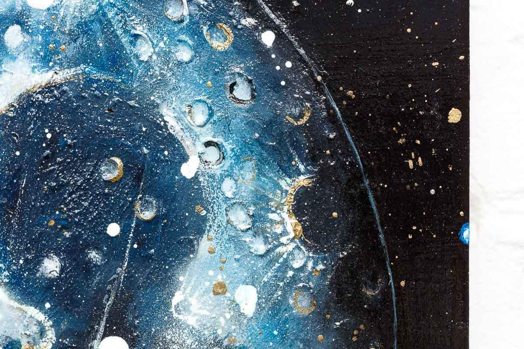 The Surface of the Moon - Original - SOLD by artist Becky Smith - Wyecliffe Galleries