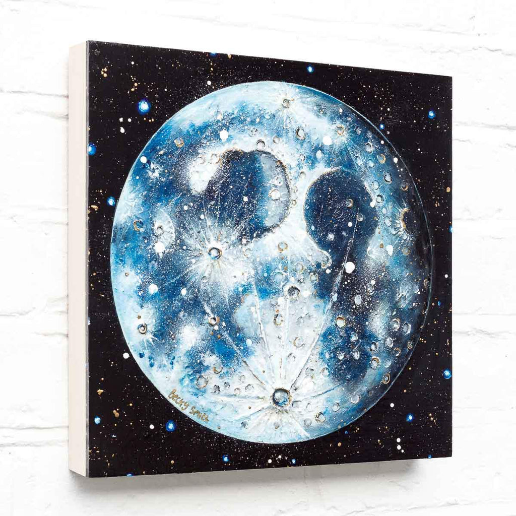 The Surface of the Moon - Original - SOLD by artist Becky Smith - Wyecliffe Galleries