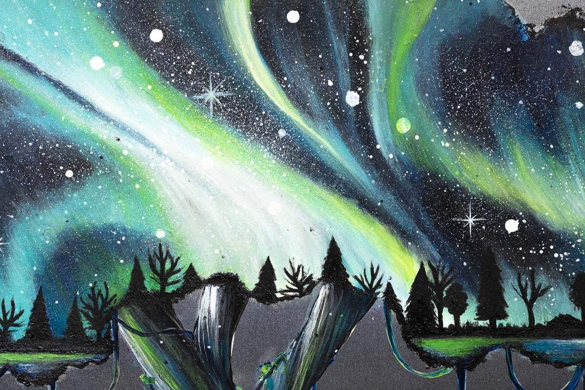 The Tree of Light - Original - SOLD by artist Becky Smith - Wyecliffe Galleries