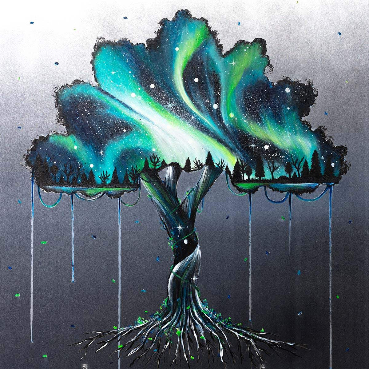 The Tree of Light - Original - SOLD by artist Becky Smith - Wyecliffe Galleries