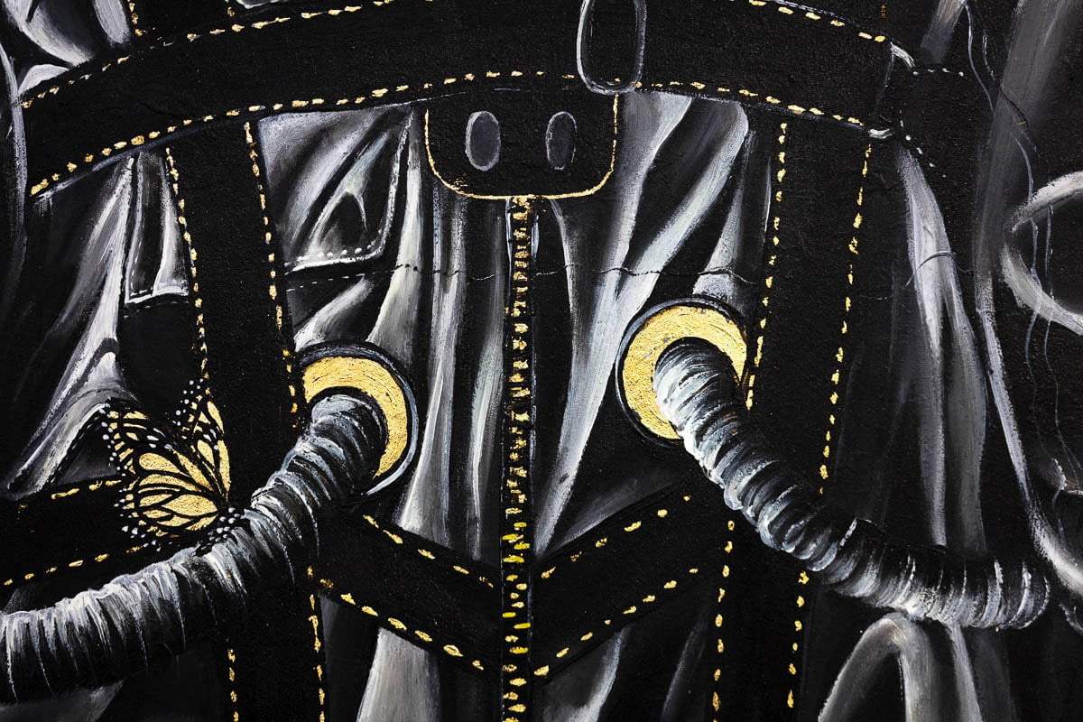 The World From My View - Original - SOLD by artist Becky Smith - Wyecliffe Galleries