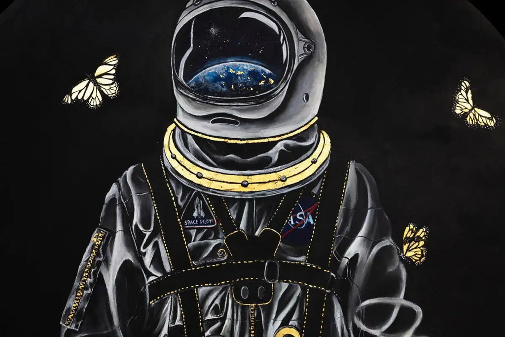 The World From My View - Original - SOLD by artist Becky Smith - Wyecliffe Galleries