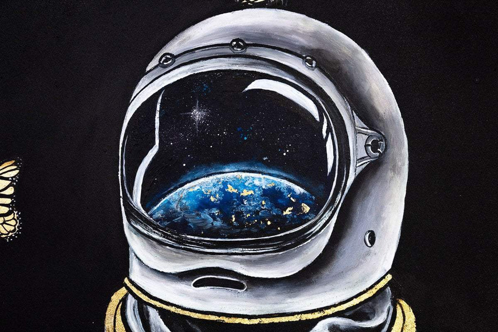 The World From My View - Original - SOLD by artist Becky Smith - Wyecliffe Galleries