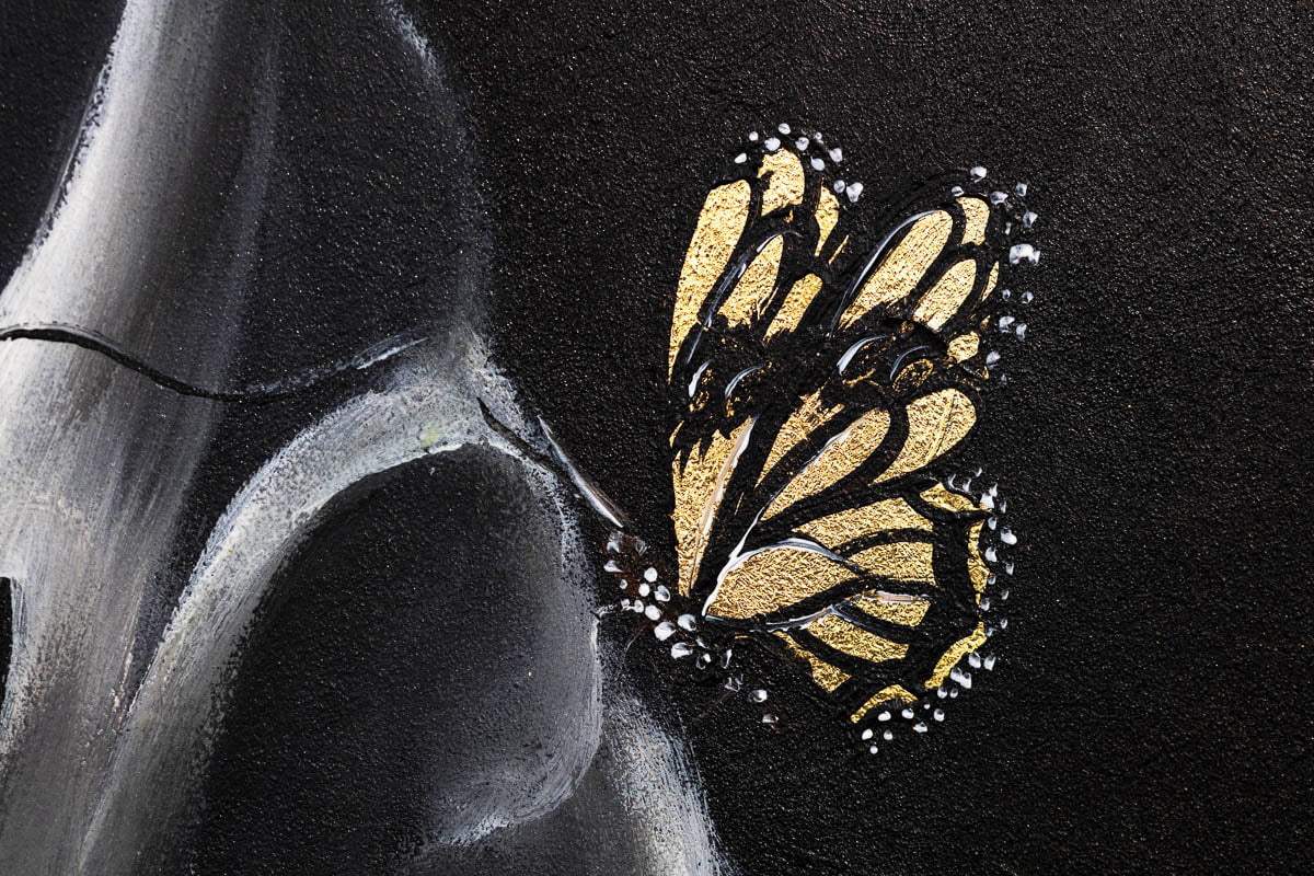 The World From My View - Original - SOLD by artist Becky Smith - Wyecliffe Galleries