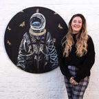 The World From My View - Original - SOLD by artist Becky Smith - Wyecliffe Galleries