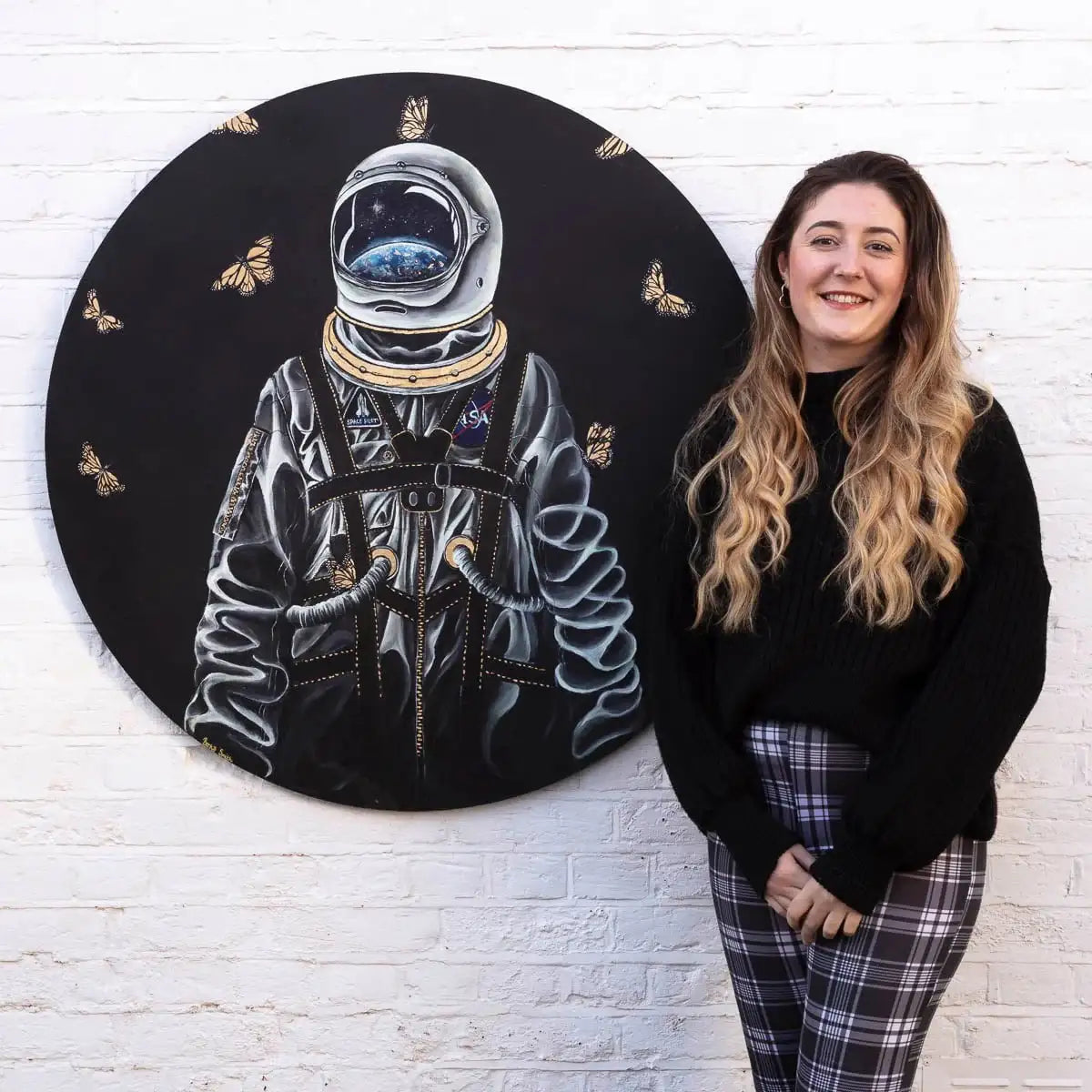 The World From My View - Original - SOLD by artist Becky Smith - Wyecliffe Galleries