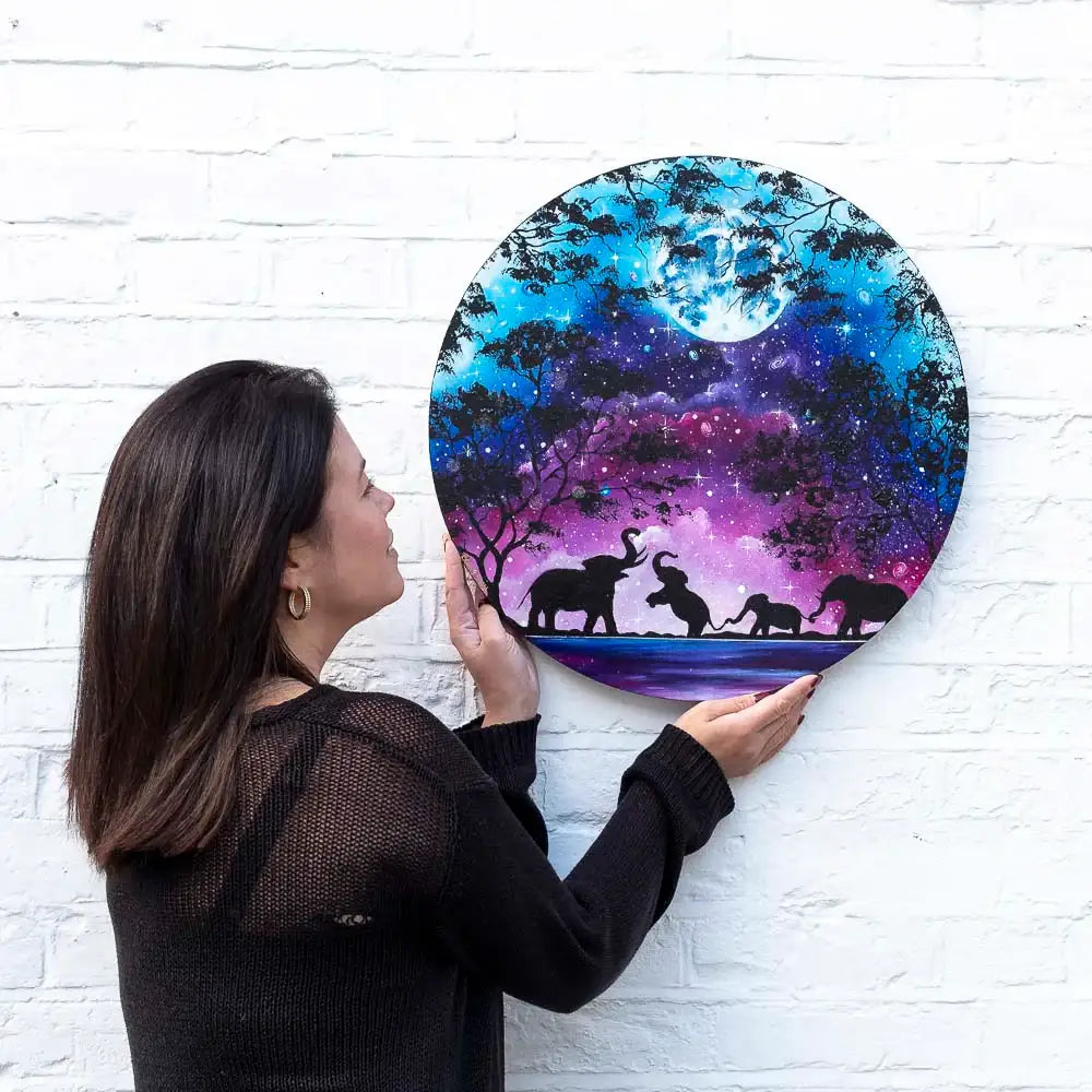 To Infinity and Beyond - Original - SOLD by artist Becky Smith - Wyecliffe Galleries