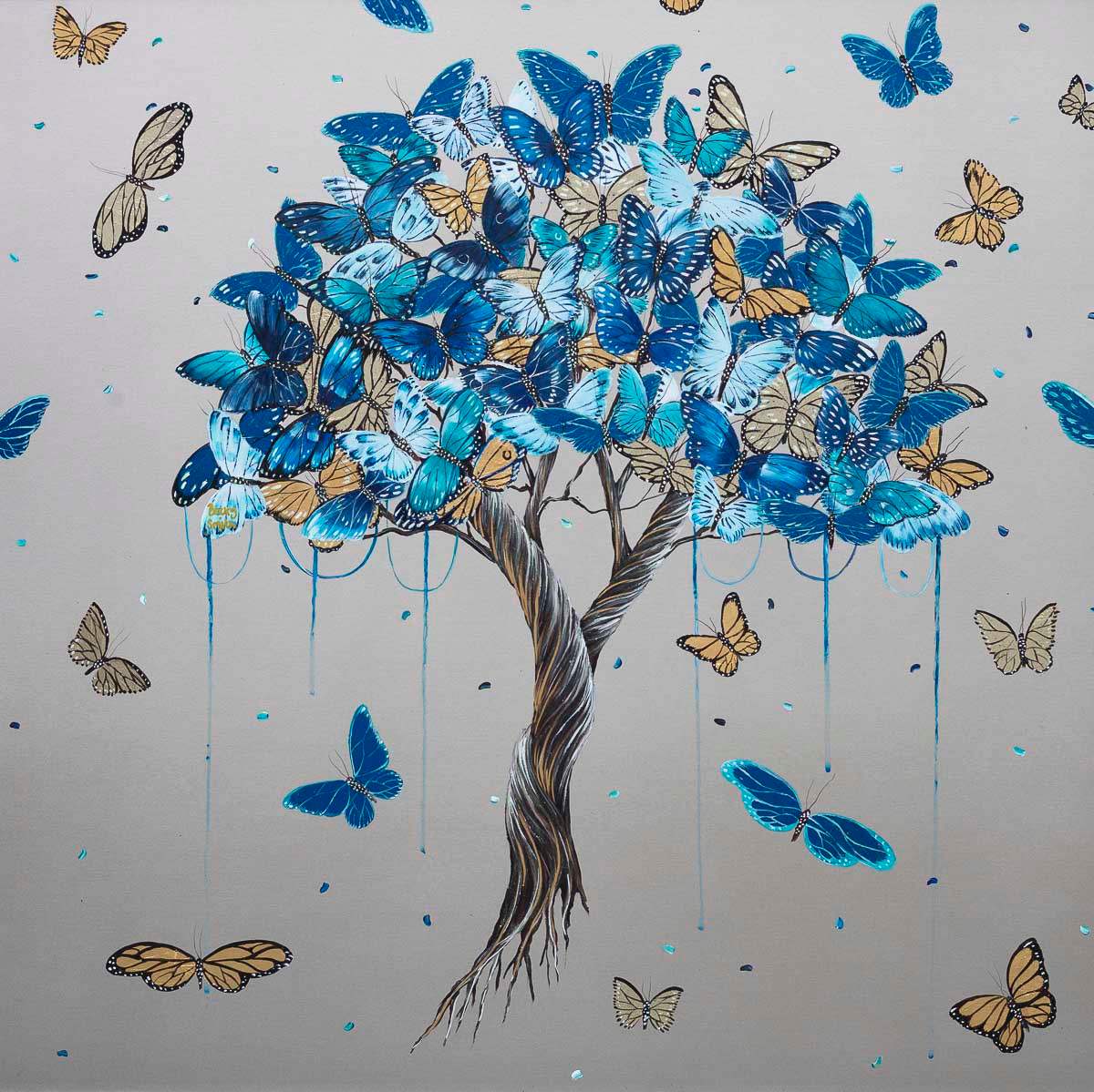 Transcend - Original by artist Becky Smith - Wyecliffe Galleries