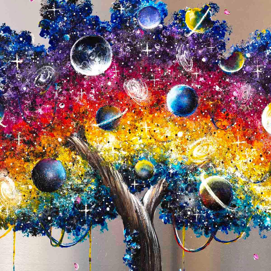 Tree of Colour - SOLD by artist Becky Smith - Wyecliffe Galleries