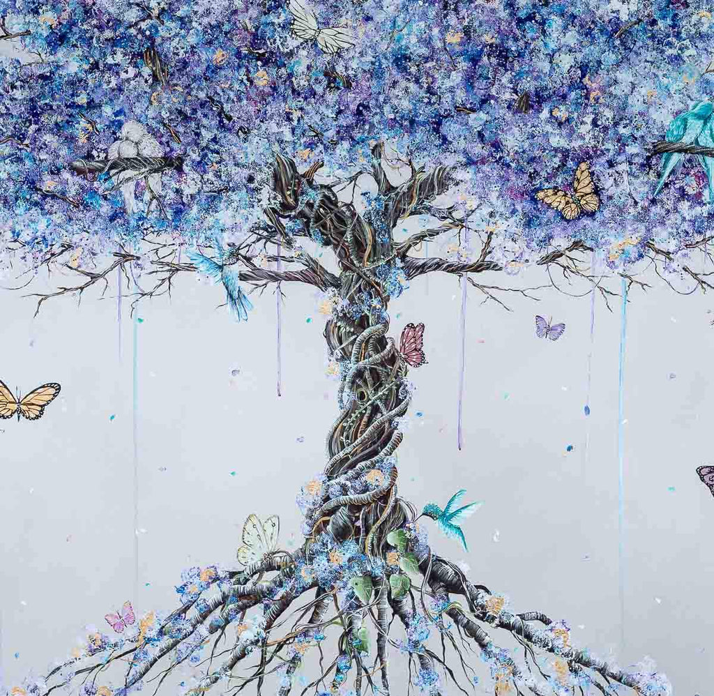 Tree of Eternity - Original - SOLD by artist Becky Smith - Wyecliffe Galleries