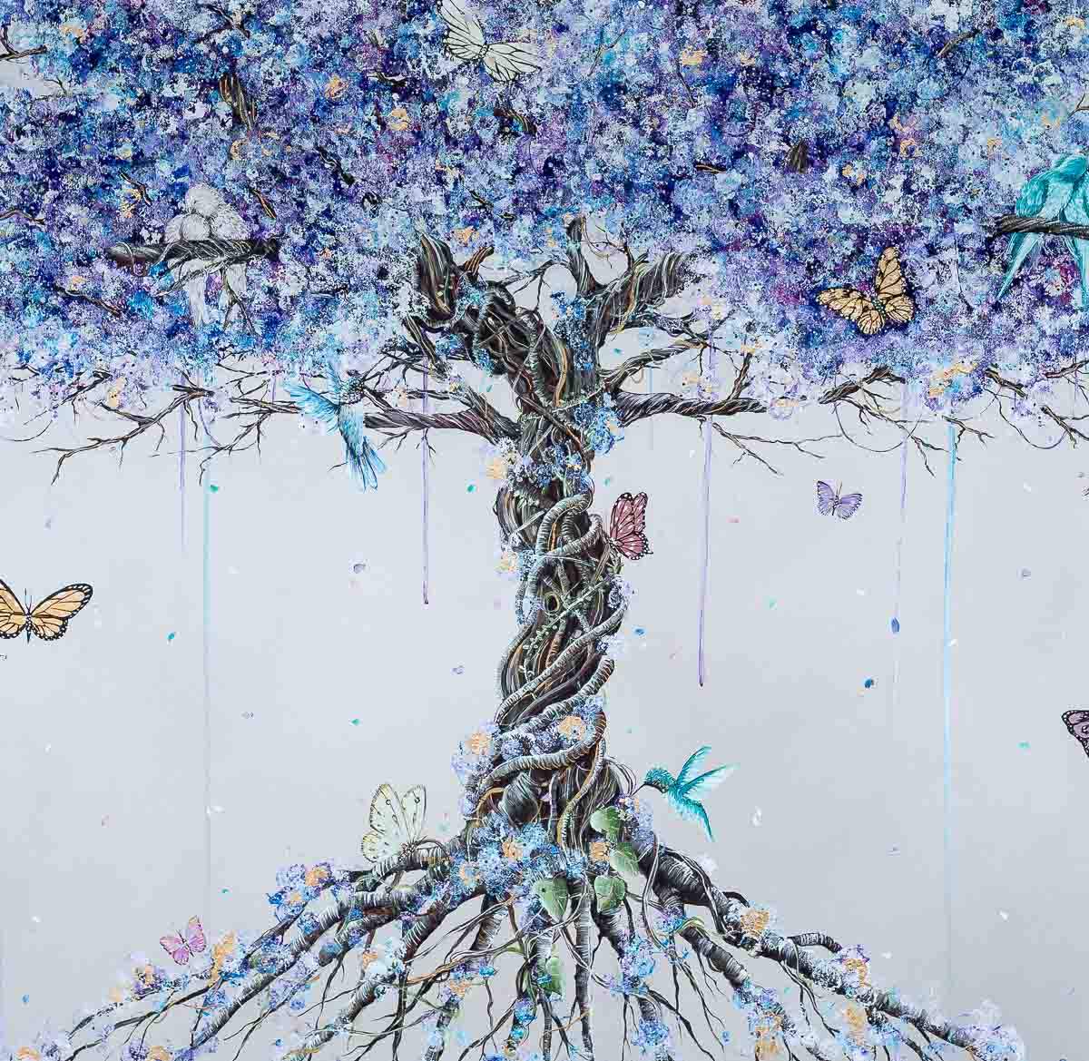 Tree of Eternity - Original - SOLD by artist Becky Smith - Wyecliffe Galleries