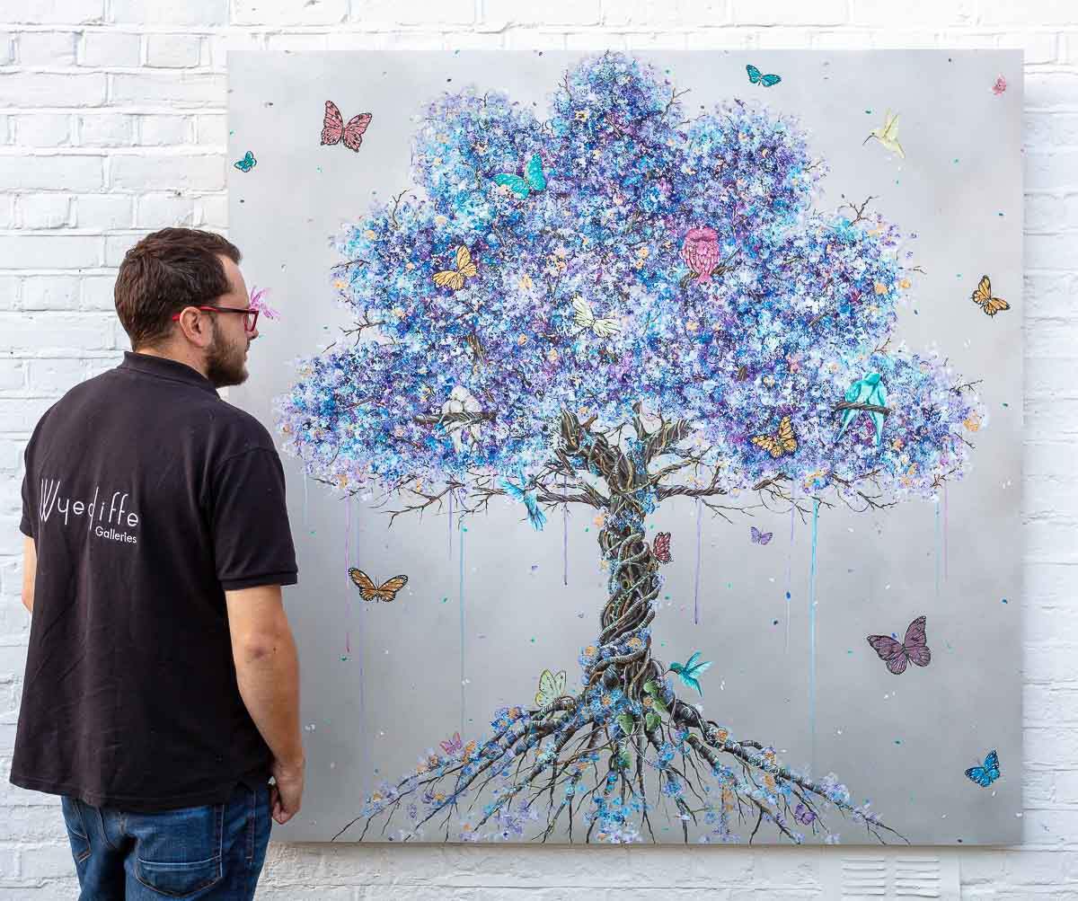 Tree of Eternity - Original - SOLD by artist Becky Smith - Wyecliffe Galleries