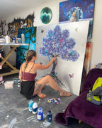 Tree of Eternity - Original - SOLD by artist Becky Smith - Wyecliffe Galleries