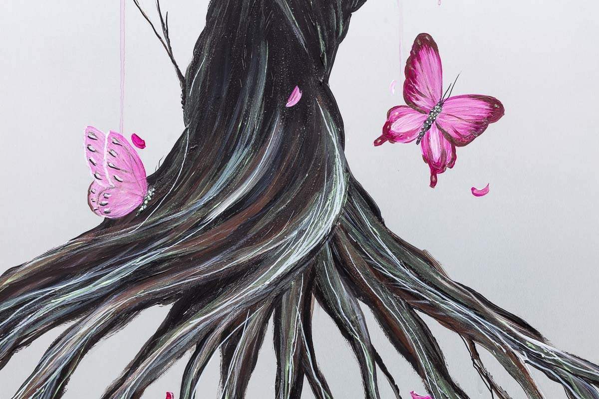 Tree of Spirit - Original SOLD by artist Becky Smith - Wyecliffe Galleries