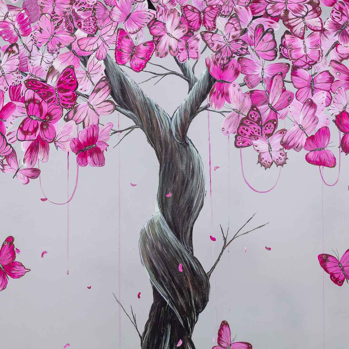 Tree of Spirit - Original SOLD by artist Becky Smith - Wyecliffe Galleries