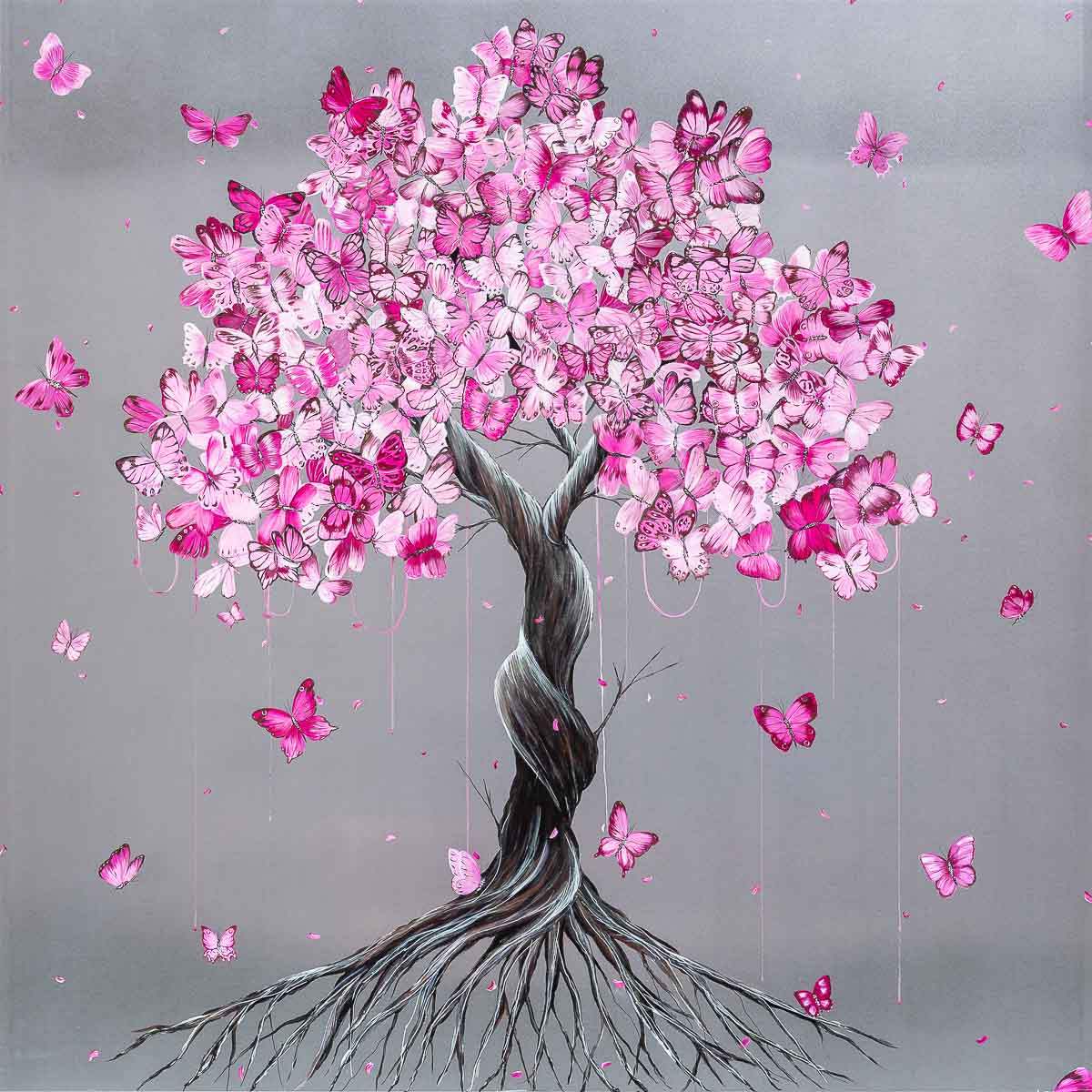 Tree of Spirit - Original SOLD by artist Becky Smith - Wyecliffe Galleries