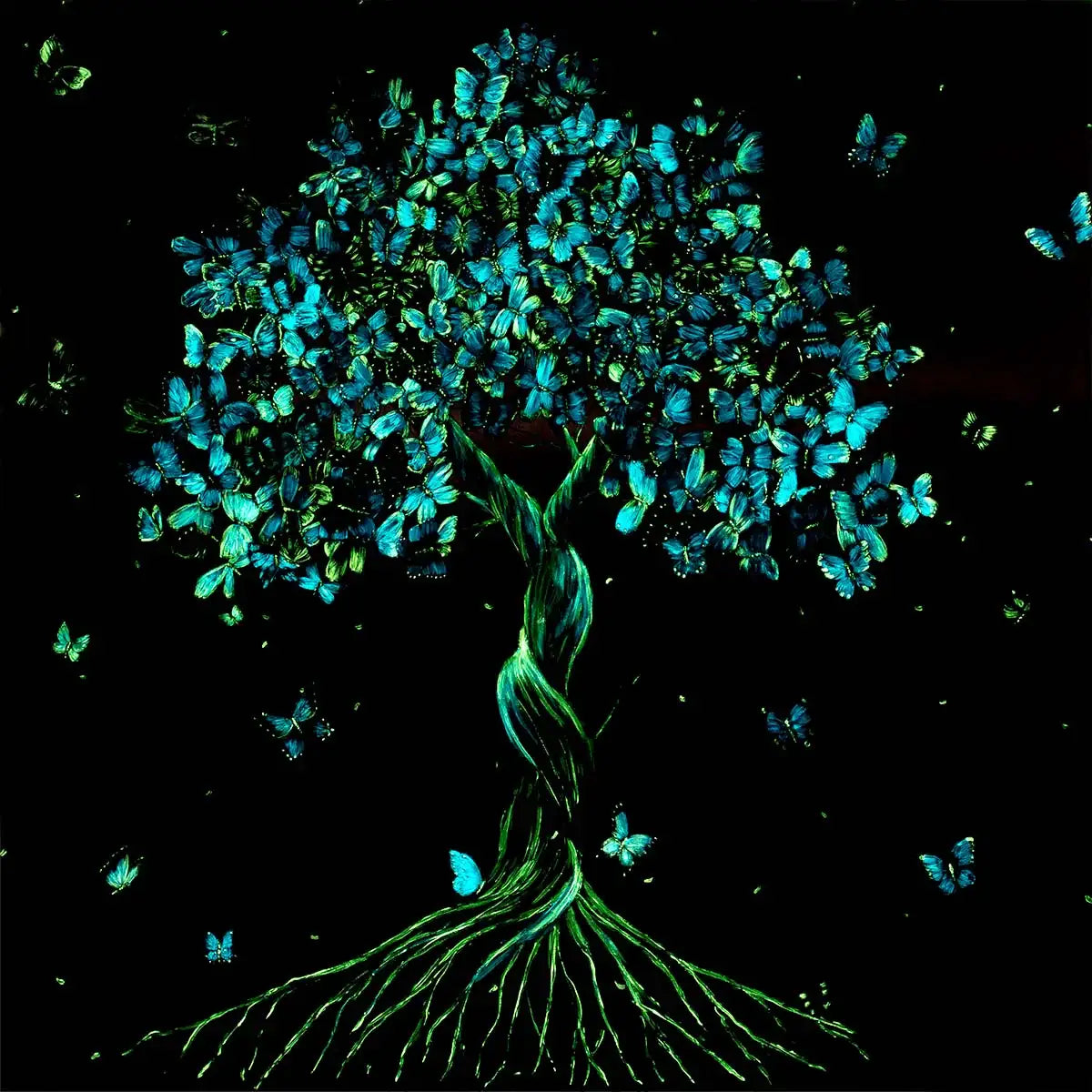 Tree of Spirit - Original SOLD by artist Becky Smith - Wyecliffe Galleries