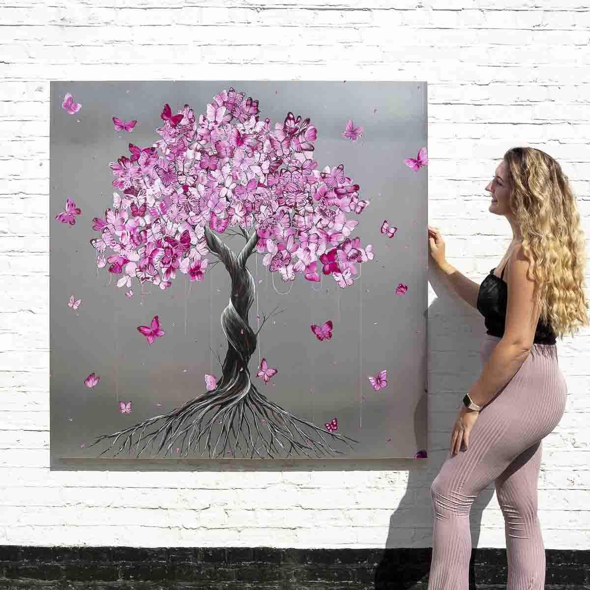 Tree of Spirit - Original SOLD by artist Becky Smith - Wyecliffe Galleries