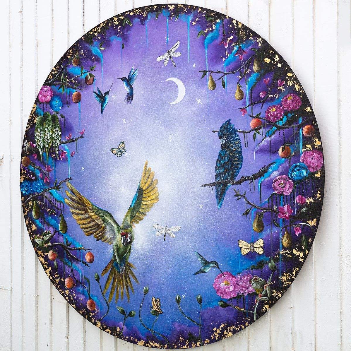 Twilight Sanctuary - Original SOLD by artist Becky Smith - Wyecliffe Galleries
