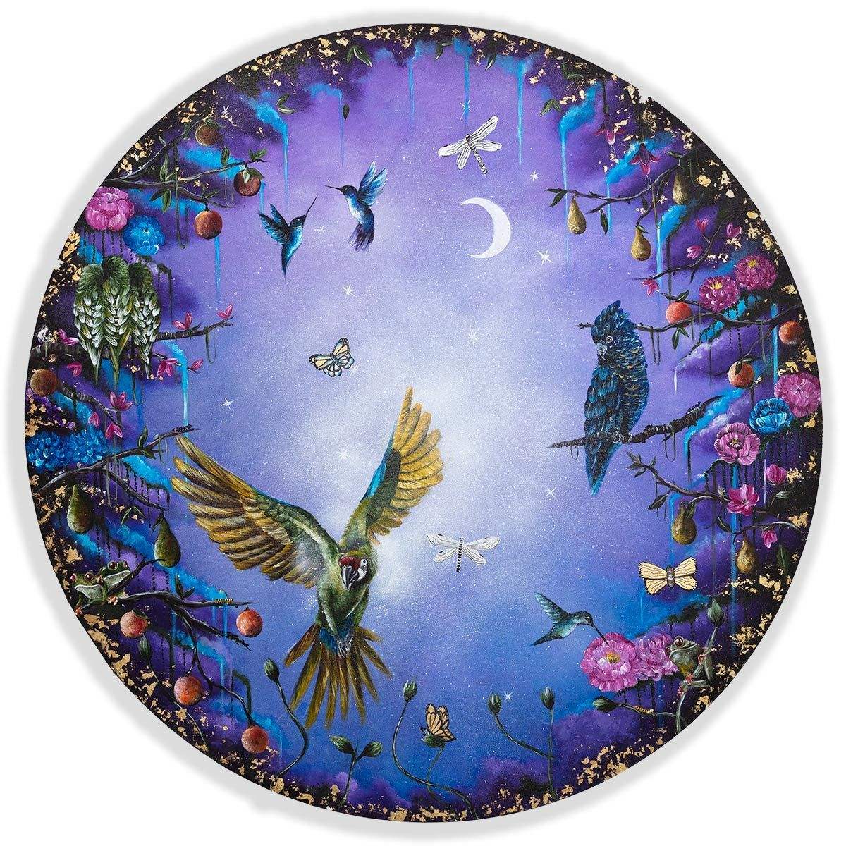 Twilight Sanctuary - Original SOLD by artist Becky Smith - Wyecliffe Galleries