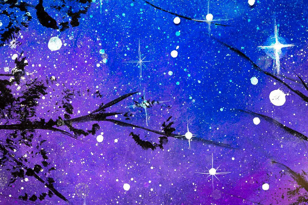 Under the Moonlight - Original - SOLD by artist Becky Smith - Wyecliffe Galleries