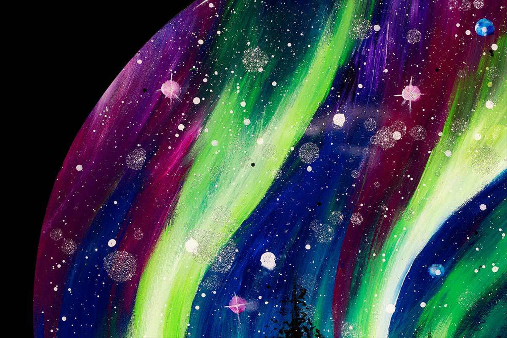 Under The Northern Skies - Original - SOLD by artist Becky Smith - Wyecliffe Galleries