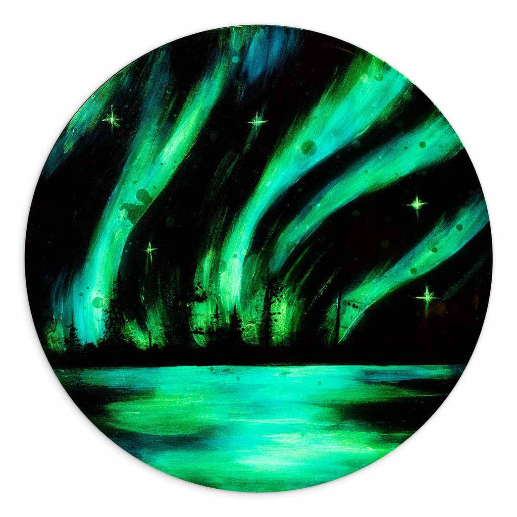 Under The Northern Skies - Original - SOLD by artist Becky Smith - Wyecliffe Galleries