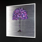 Violet Bloom - Original - SOLD by artist Becky Smith - Wyecliffe Galleries