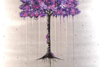Violet Bloom - Original - SOLD by artist Becky Smith - Wyecliffe Galleries