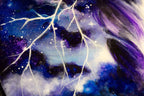 Violet Storms - Original - SOLD by artist Becky Smith - Wyecliffe Galleries