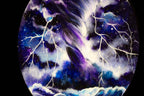 Violet Storms - Original - SOLD by artist Becky Smith - Wyecliffe Galleries